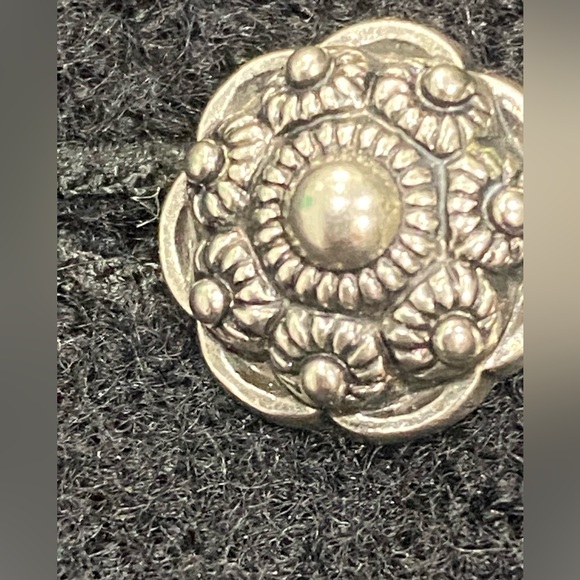 Vintage Geiger Collection Wool Cardigan Sweater Blazer Black size M - Picture 11 of 12